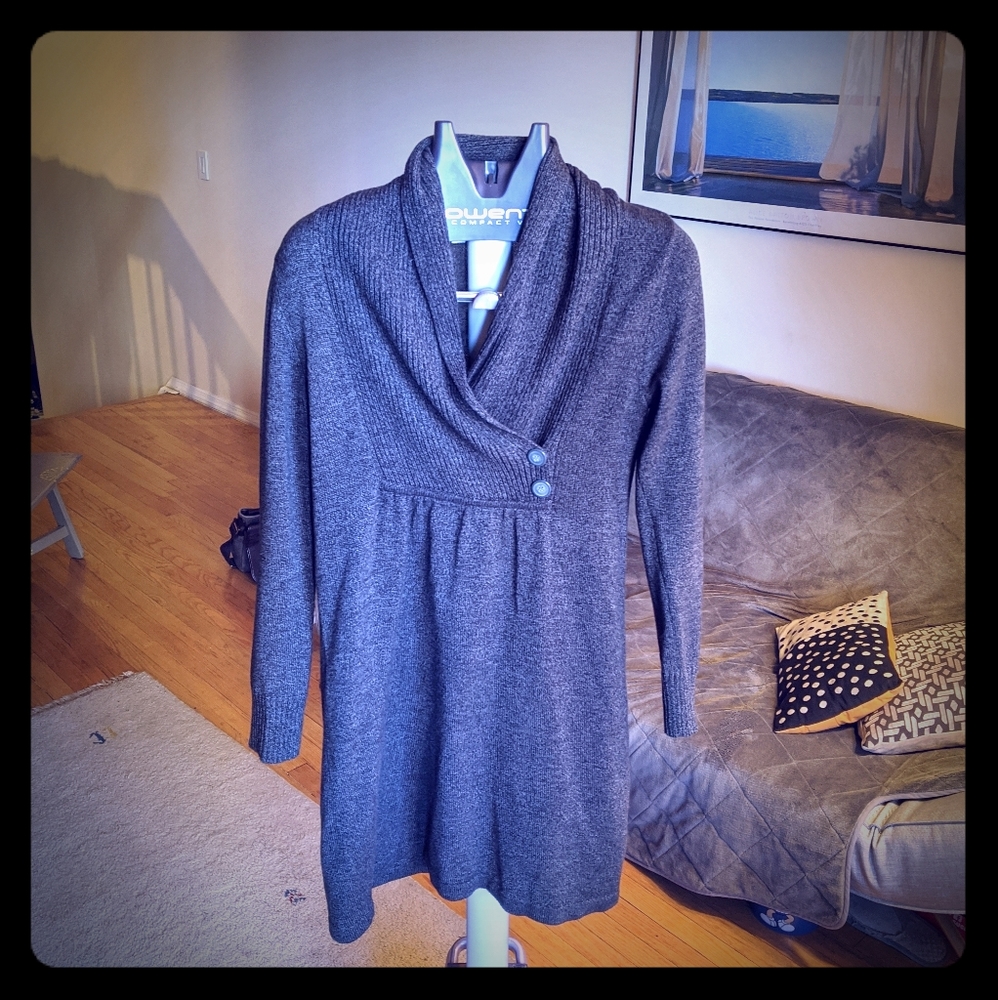 Evan Picone dress with ribbing detail